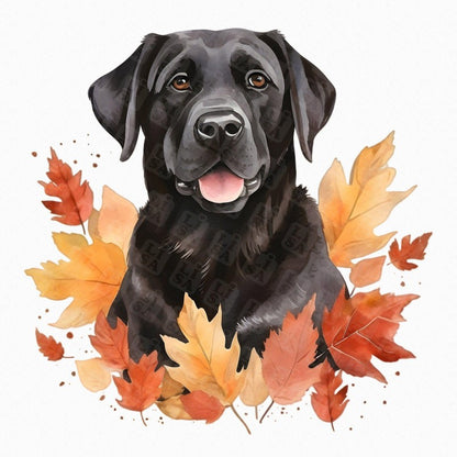 Black Labrador Dog | Diamond Painting