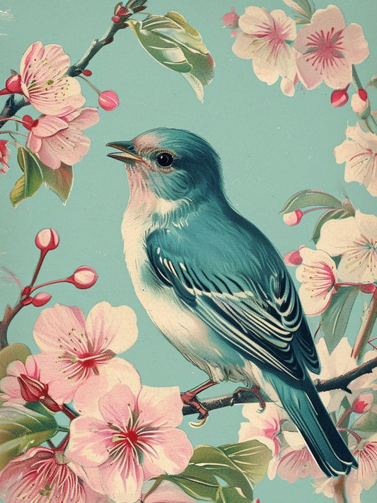 Birds and Flowers | Diamond Painting