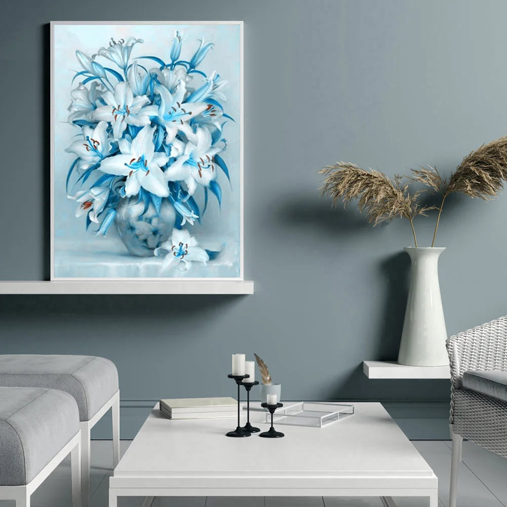 Blue Flower | Diamond Painting