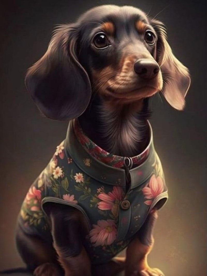 Dachshund Dog | Diamond Painting