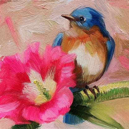 Blue Bird | Diamond Painting