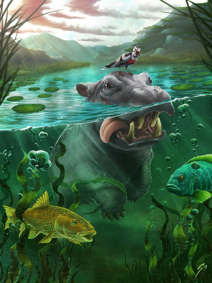 Hippo | Diamond Painting