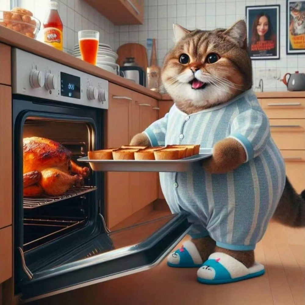 Cats in the Kitchen | Diamond Painting