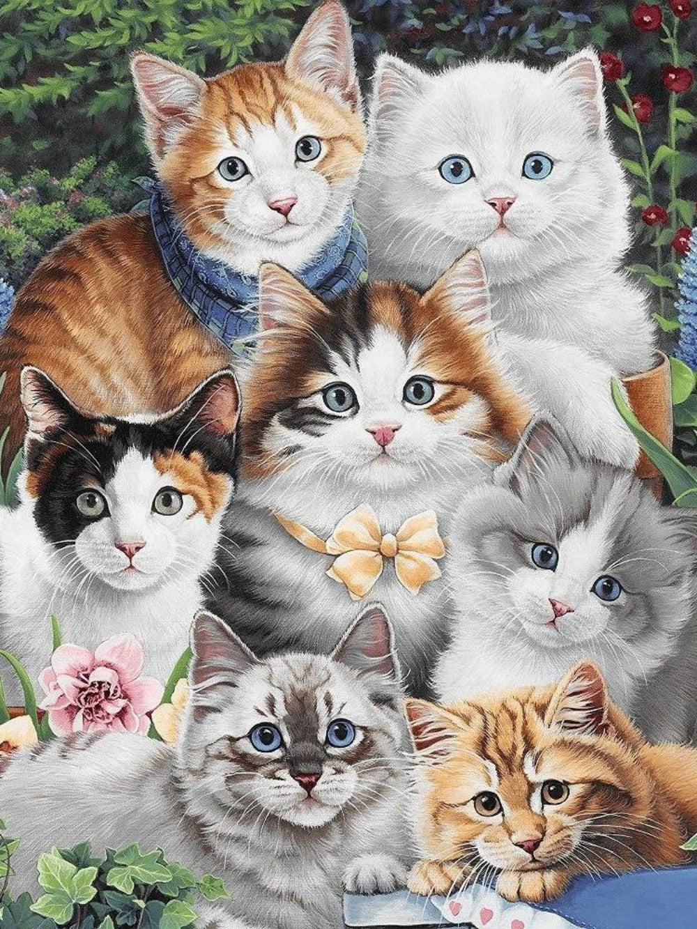 Cat Selfie | Diamond Painting