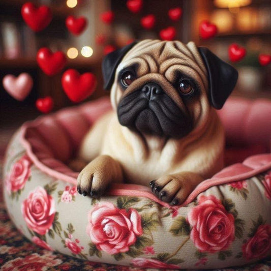 Dog Pug | Diamond Painting