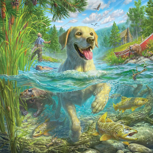 Underwater Dog | Diamond Painting