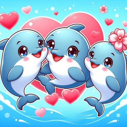 Dolphin | Diamond Painting