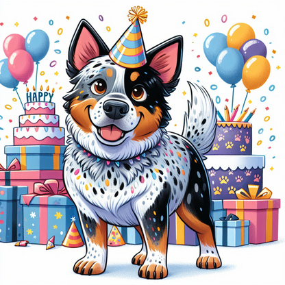 Cattle Dog (Blue Heeler) | Diamond Painting