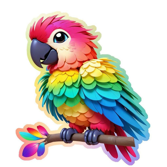 Rainbow Parrots | Diamond Painting