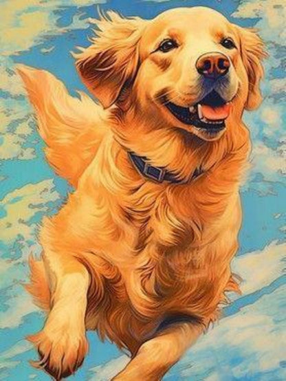 Golden Retriever Dog | Diamond Painting