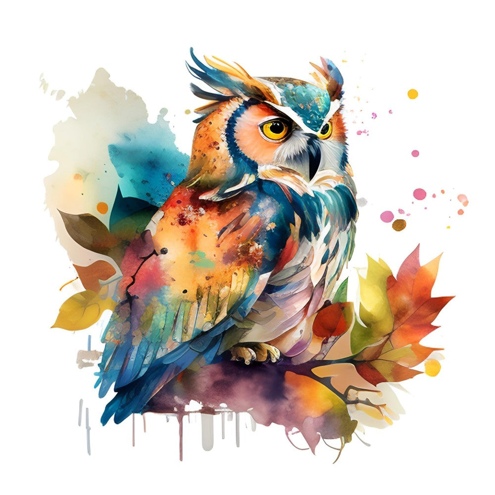 Colorful Owl | Diamond Painting