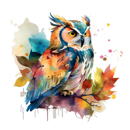 Colorful Owl | Diamond Painting