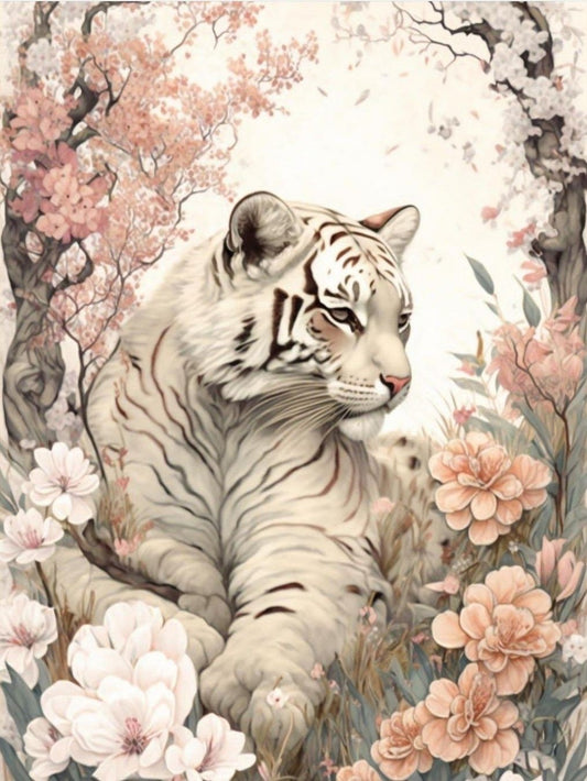 White Tiger | Diamond Painting