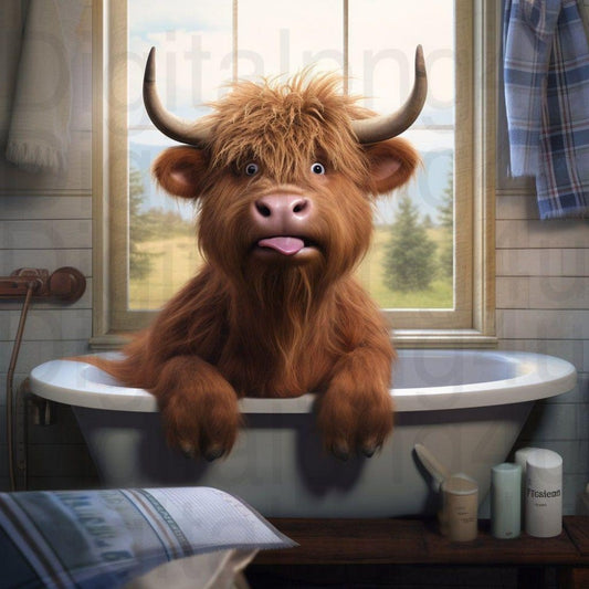 Highland Cow | Diamond Painting