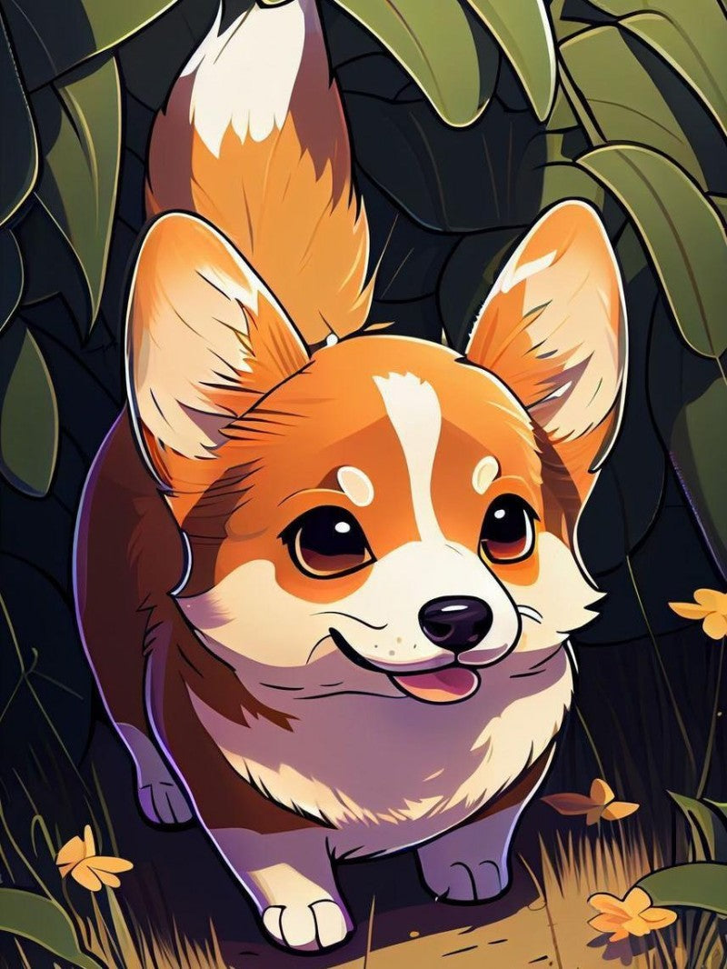 Corgi Dog | Diamond Painting