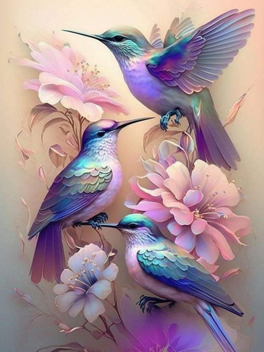 Birds and Flowers | Diamond Painting