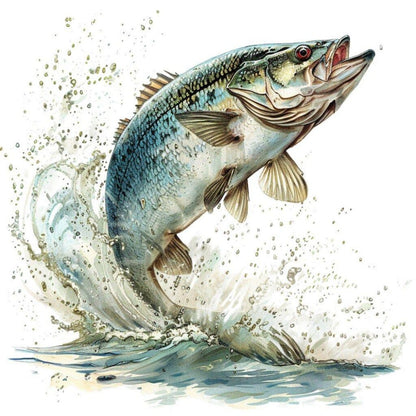 Bass Fish | Diamond Painting