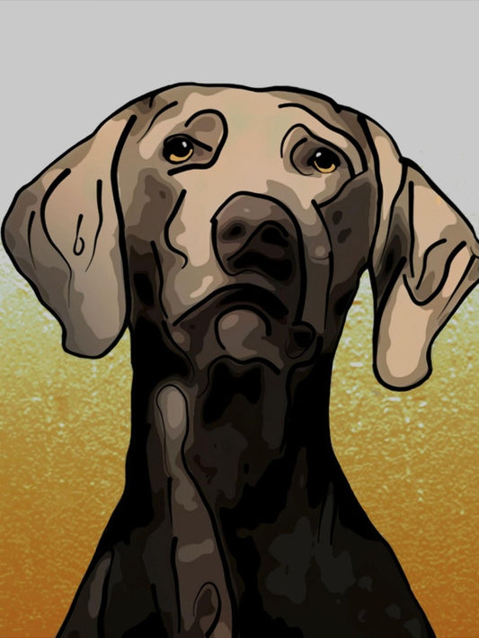 Weimaraner Dog | Diamond Painting