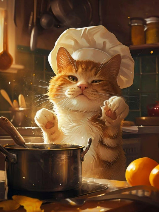 Cats in the Kitchen | Diamond Painting