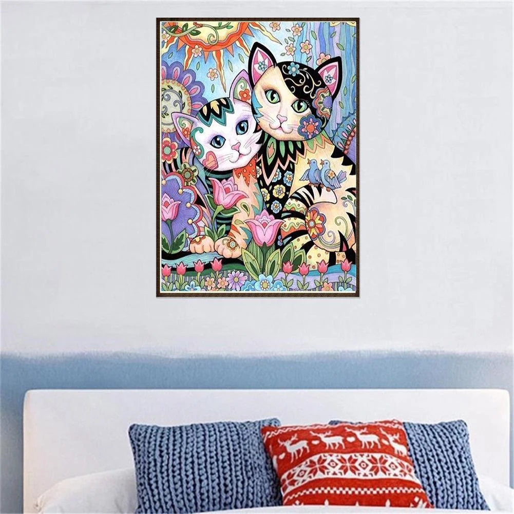 Colorful Cat | Diamond Painting