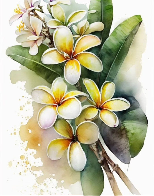 Frangipani | Diamond Painting