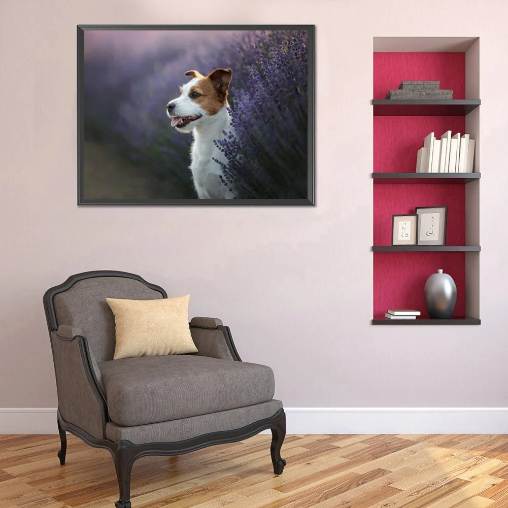 Jack Russell Dog Is Waiting | Diamond Painting