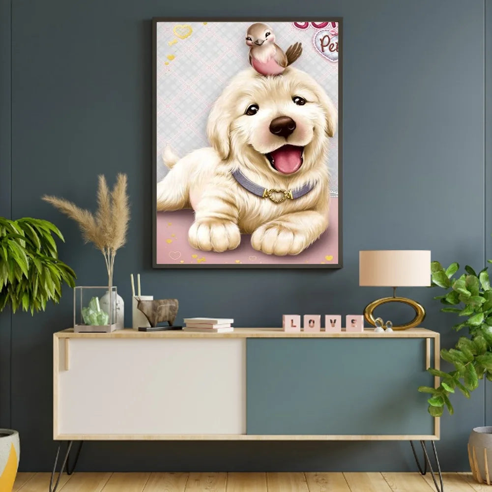 Happy Dog | Diamond Painting