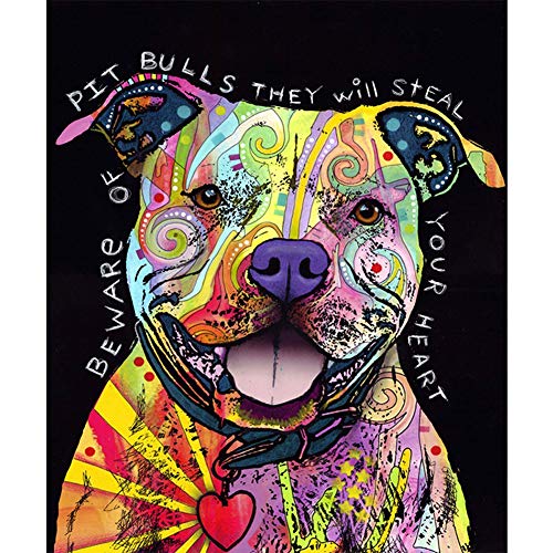 Dog Pit Bull | Cross Stitch Embroidery