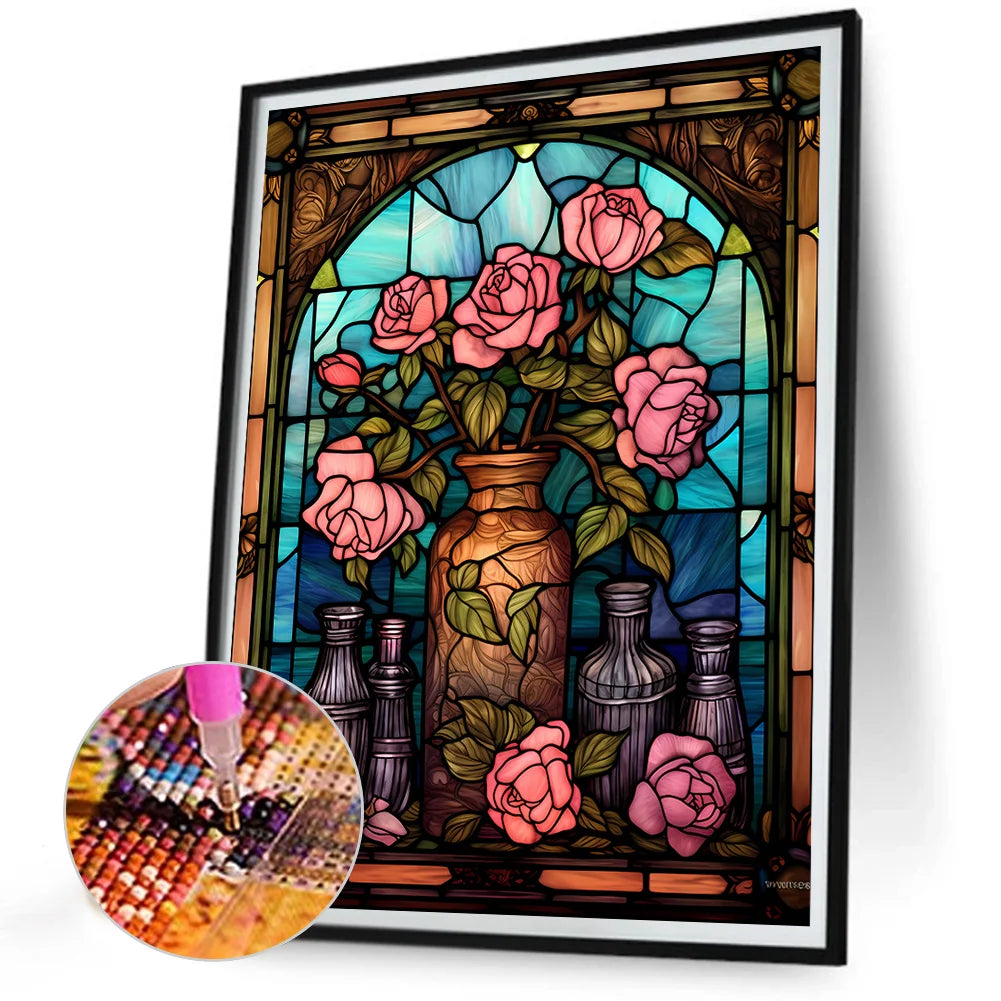 Flower In The Vase | Diamond Painting