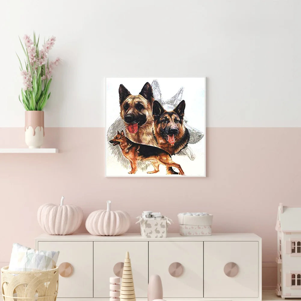 Fierce Dog German Shepherd | Diamond Painting