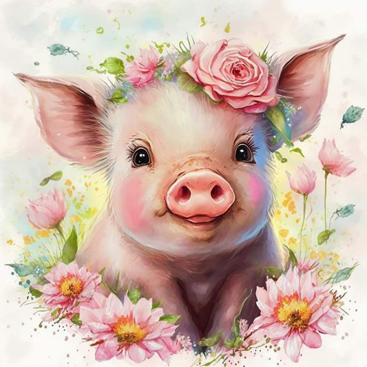 Pig | Diamond Painting