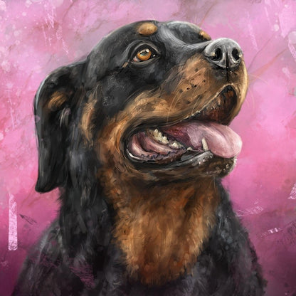Rottweiler Dog | Diamond Painting