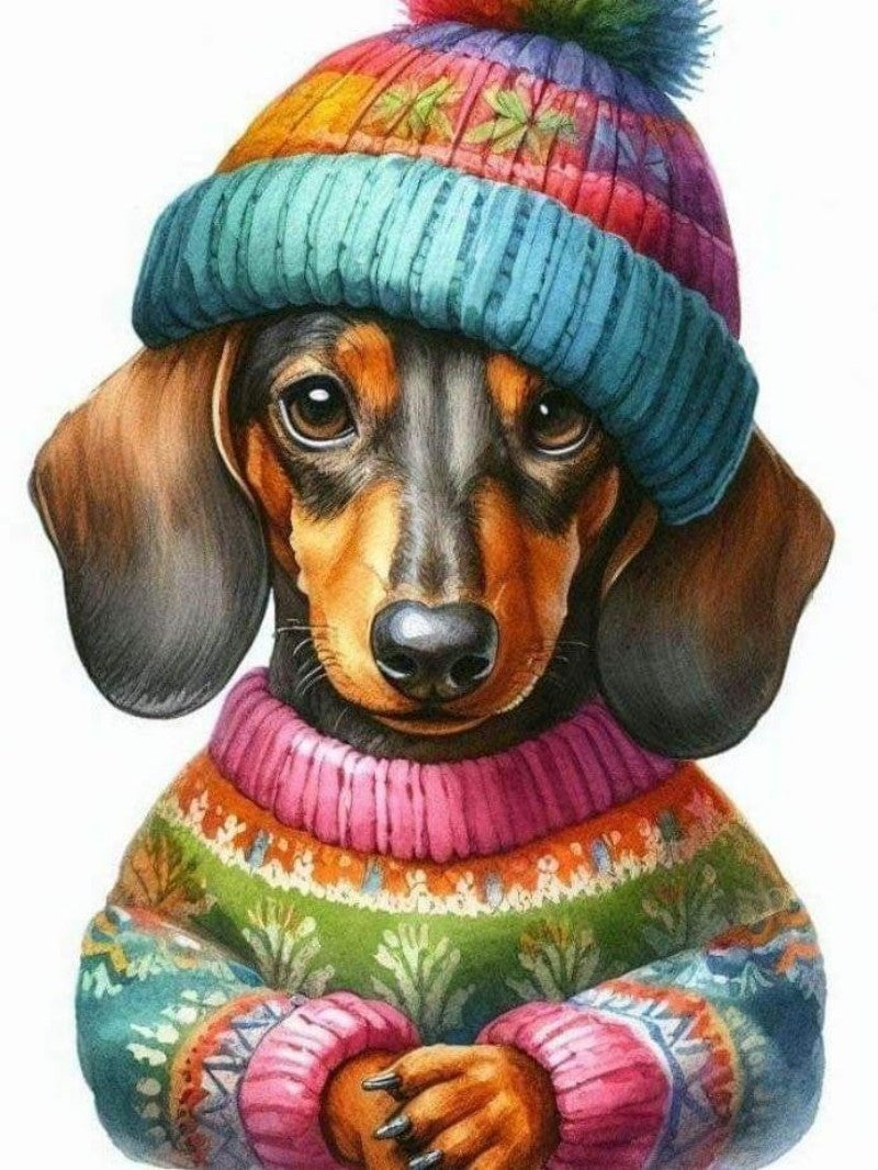Dachshund Dog | Diamond Painting