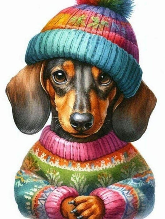 Dachshund Dog | Diamond Painting