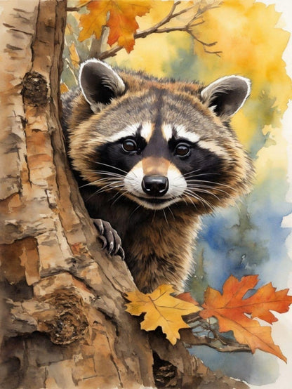 Raccoon | Diamond Painting