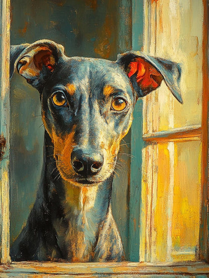 Greyhound Dog | Diamond Painting