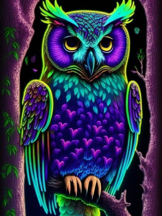 Colorful Owl | Diamond Painting