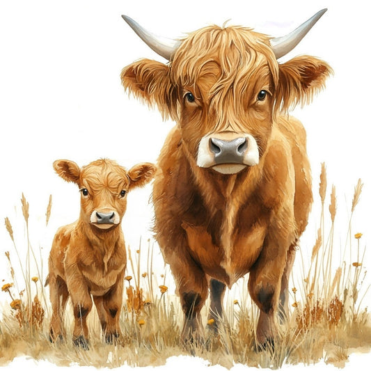 Highland Cow | Diamond Painting