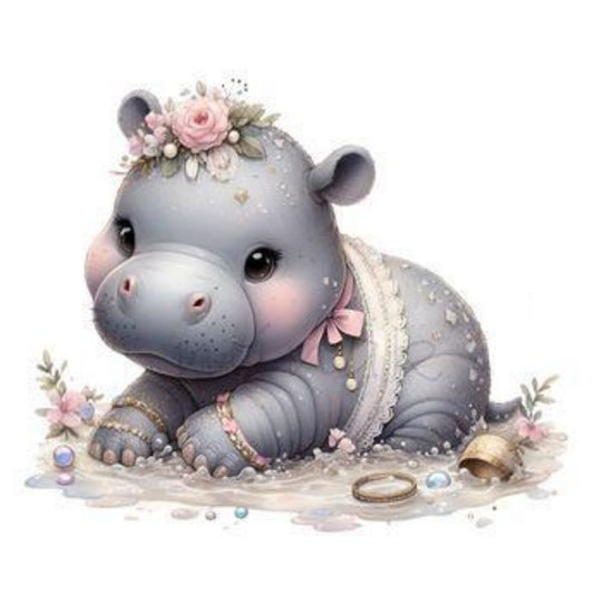 Hippo | Diamond Painting