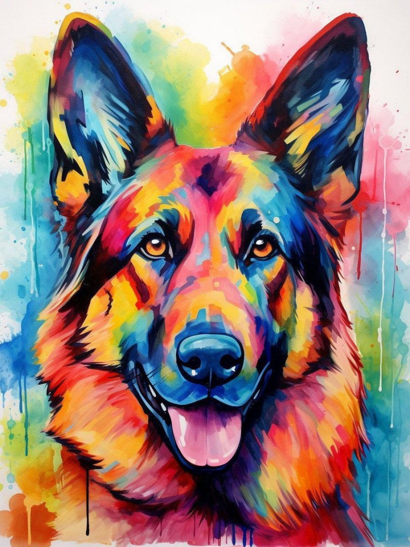 Dog German Shepherd | Diamond Painting