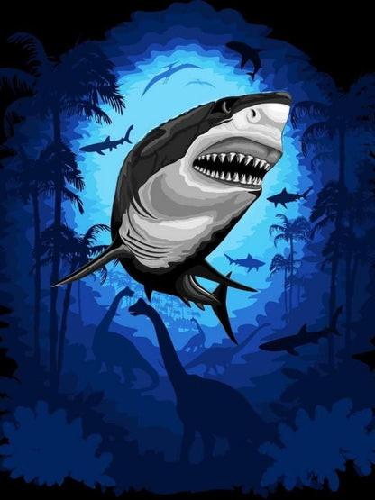 Shark | Diamond Painting