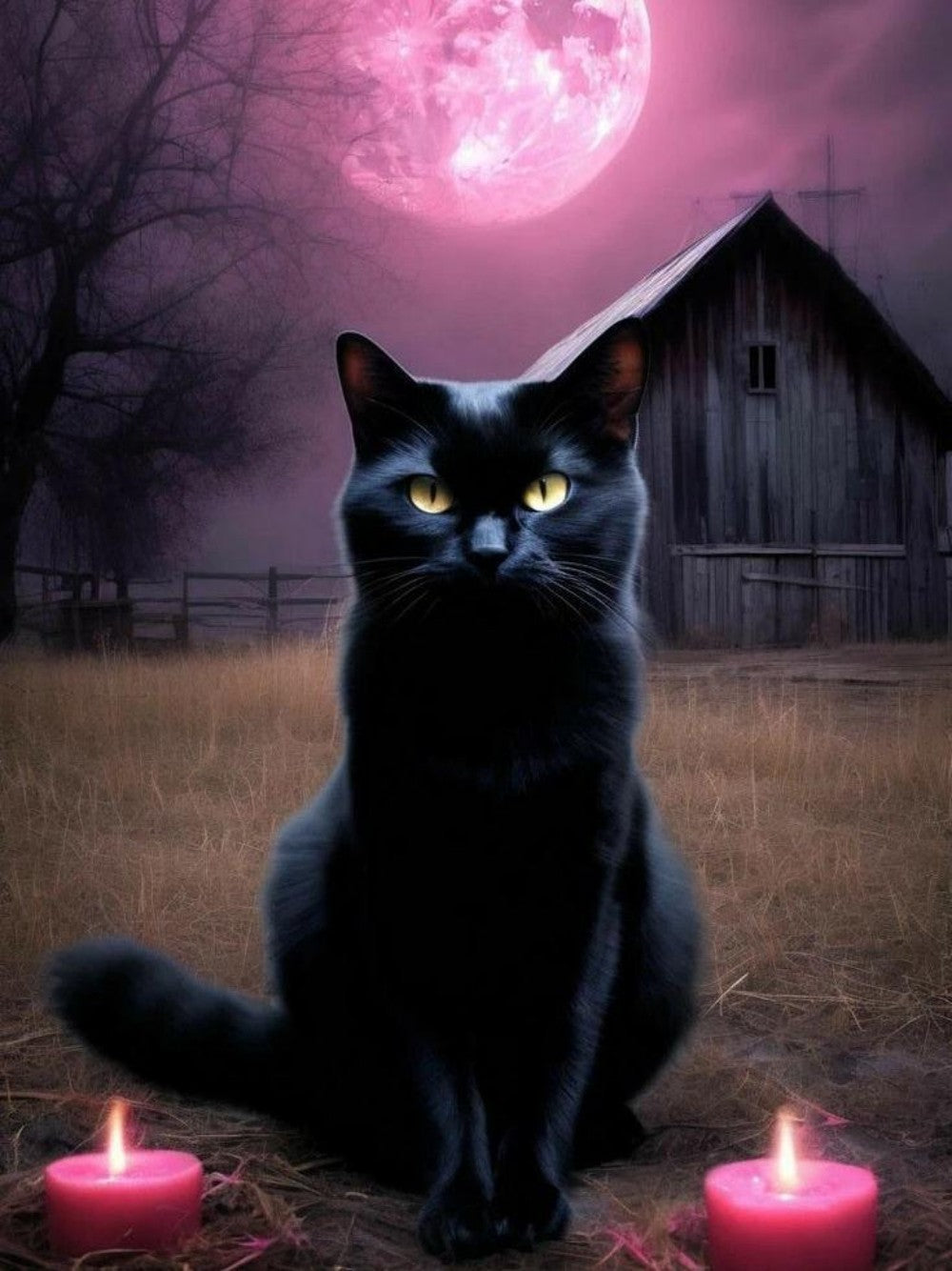 Midnight Cat | Diamond Painting