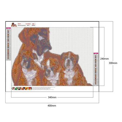 Smart Dogs Boxer | Diamond Painting
