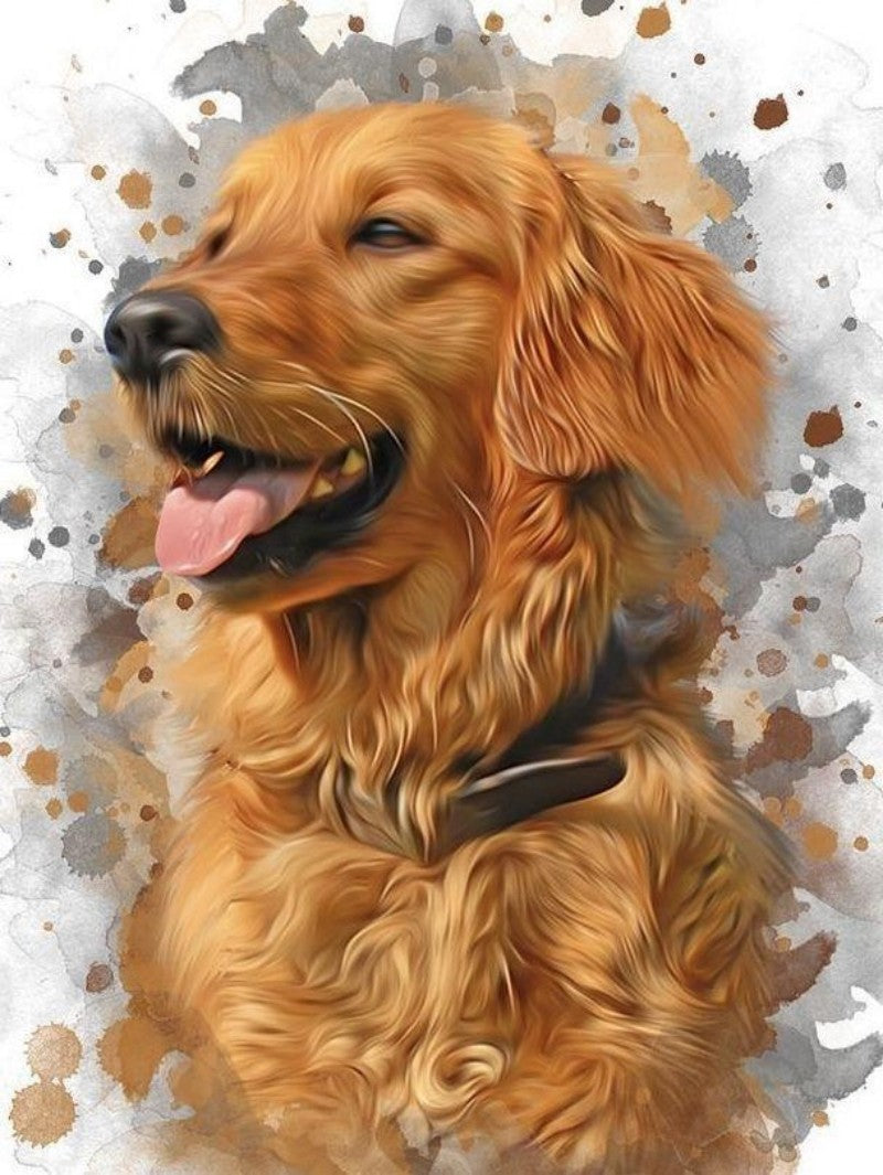 Golden Retriever Dog | Diamond Painting