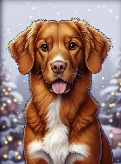 Golden Retriever Dog | Diamond Painting