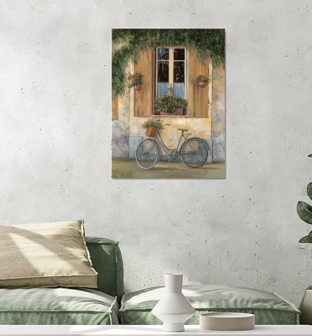 Bicycle Outside The Window | Diamond Painting