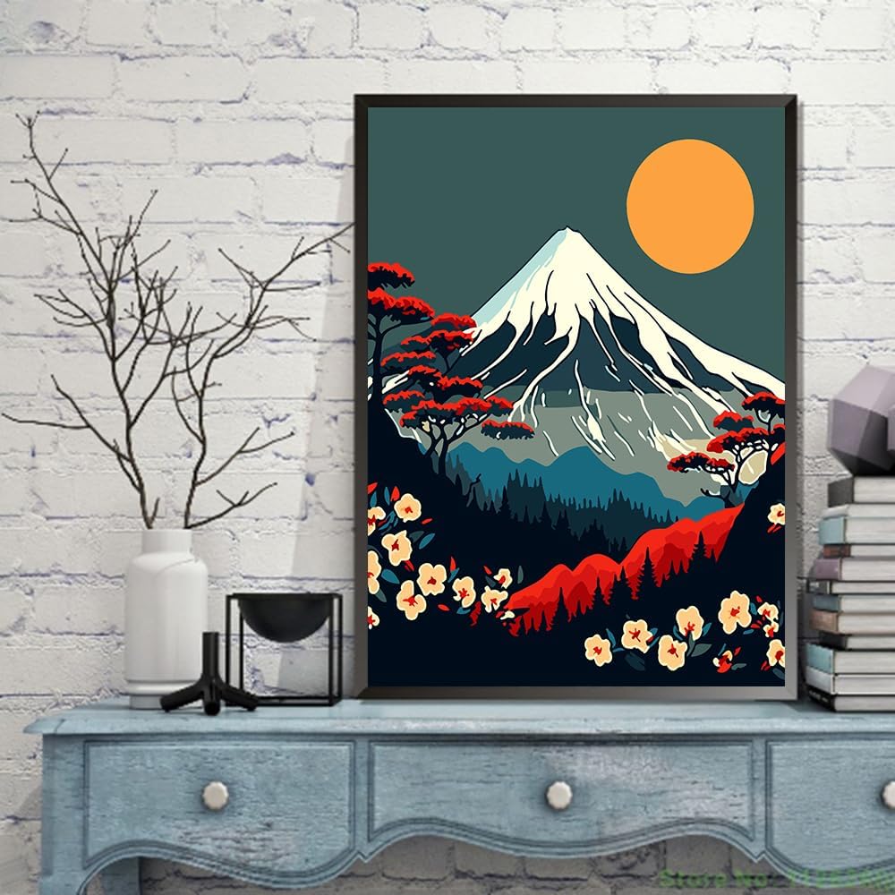 Sunrise Over Mount Fuji | Diamond Painting