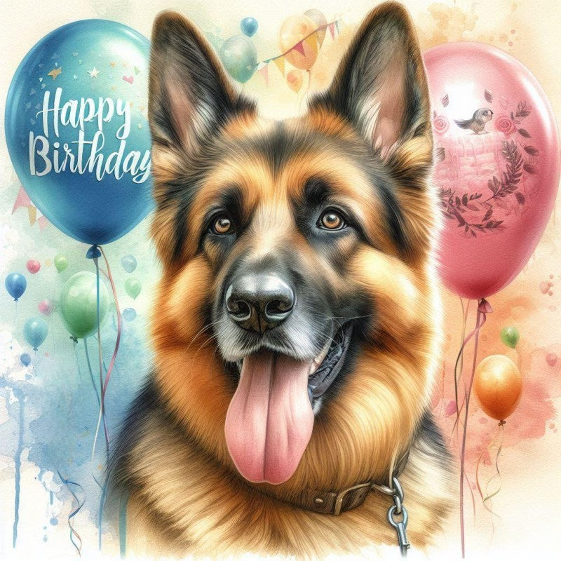 Dog German Shepherd | Diamond Painting