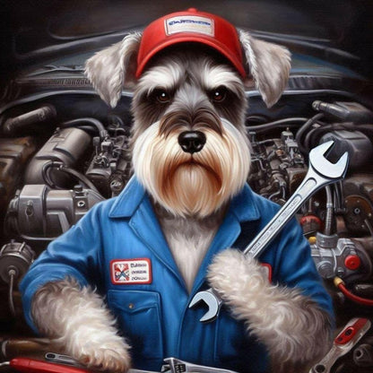 Dog Schnauzer | Diamond Painting