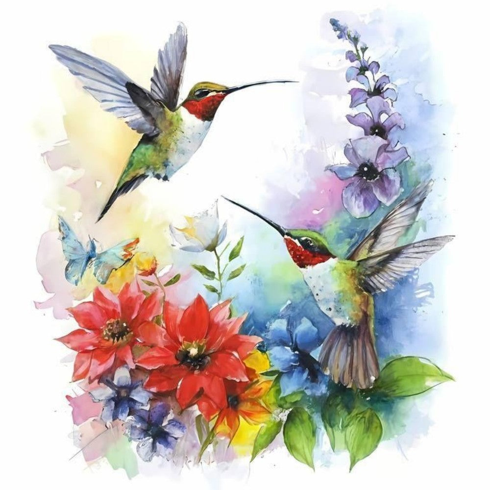 Birds and Flowers | Diamond Painting